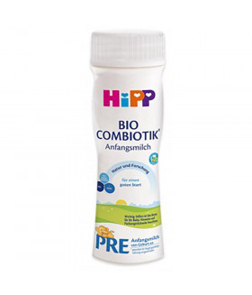 6 Packs of Premixed HiPP Stage Pre Combiotic Infant Milk Formula (6*200ml) - German Version